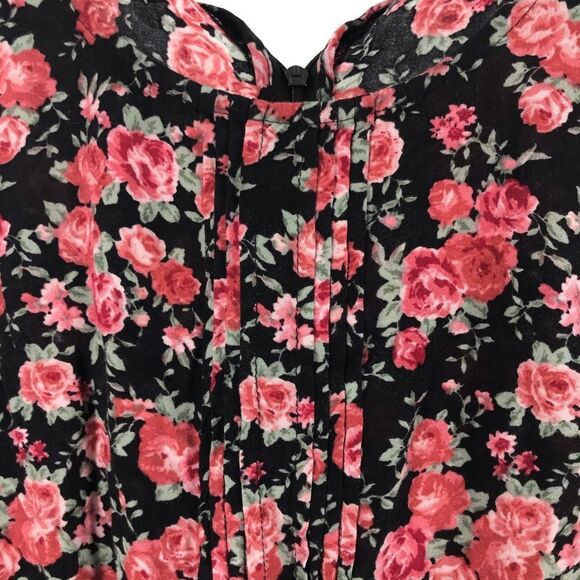 Forever 21  Floral V-neck Dress sz S - Picture 5 of 7
